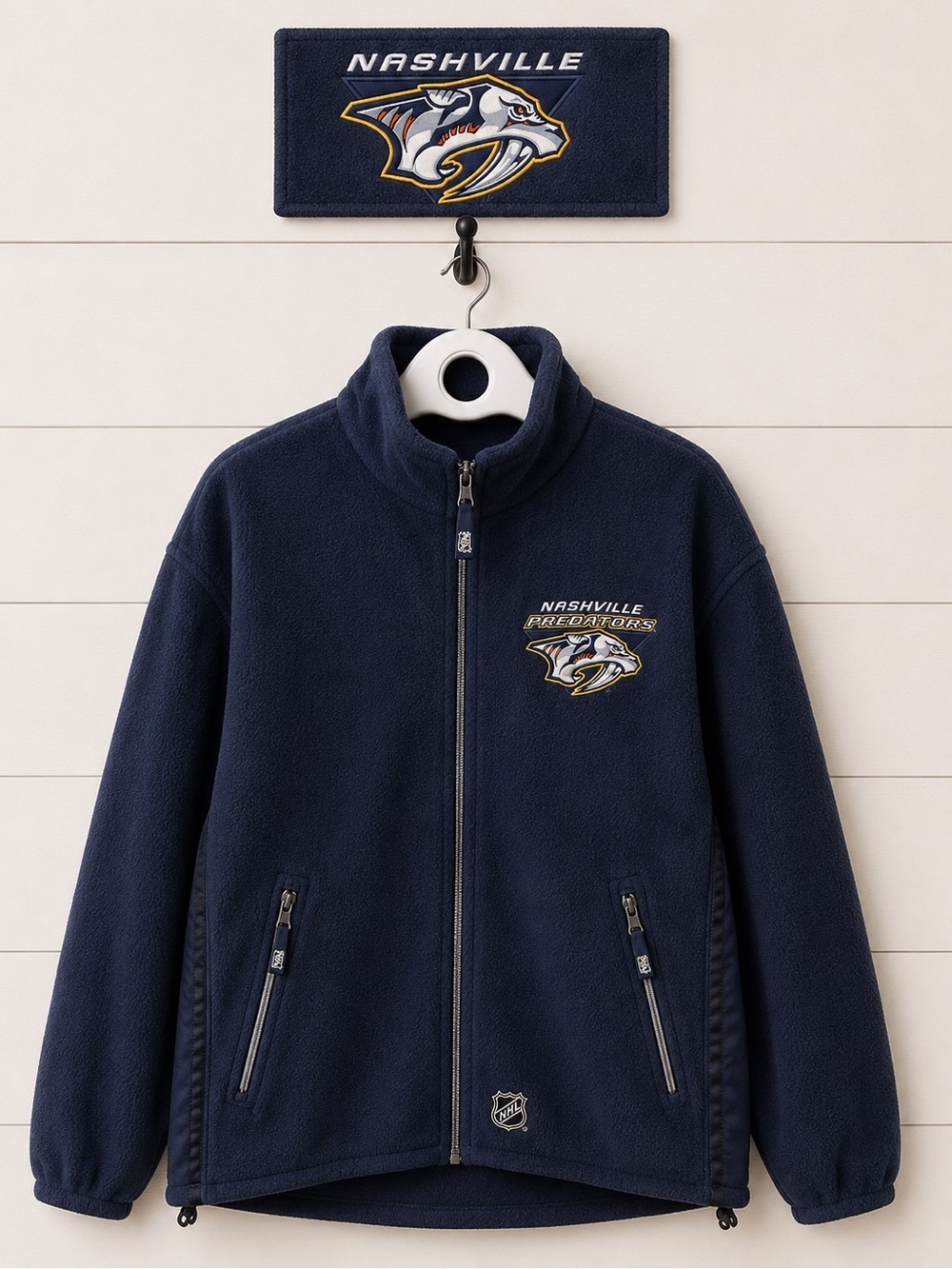 NASHVILLE PREDATORS – XL – NHL Fleece Zip-Up Jacket